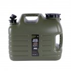Camping Water Container, Portable Emergency Water Tank Water Jug, No Leakage Water Storage Tank With Extension Pipe For Outdoor Hiking Camping Picnic Supplies 25L square barrel