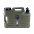 Camping Water Container  Portable Emergency Water Tank Water Jug  No Leakage Water Storage Tank With Extension Pipe For Outdoor Hiking Camping Picnic Supplies 2