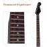 Canadian Maple Electric Guitar Neck Rosewood Fingerboard for ST Strat Stratocaster black