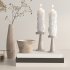 Candle Molds  Candle Making Molds Silicone  Foldable Flexible And Smooth Column Shape Candle Silicone Molds  Home Decor For Making Ice  Soap  Aromatherapy White