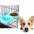 Candy Color Automatic Water Drinking Feeding Bowl for Dog Cat Pet Cage Hanging blue small