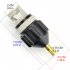 Canoe Raft Nozzle Replacement Safety Inflatable Adapter Seal Air Inflator Connector Tool Pump Fishing Kayak Boat black