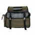 Canvas Bicycle Carrier Bag Rear Rack Trunk Bike Luggage Back Seat Pannier ArmyGreen Free size