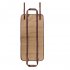Canvas Firewood Wood Bag Log Camping Outdoor Holder Carry Storage Bag Wooden Canvas Bag black