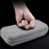 Canvas Game Console Storage Case Compatible For Swich Lite Square Bag With Portable Handle Hard Shell Shockproof Protective Bag grey