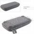 Canvas Game Console Storage Case Compatible For Swich Lite Square Bag With Portable Handle Hard Shell Shockproof Protective Bag grey