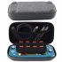 Canvas Game Console Storage Case Compatible For Swich Lite Square Bag With Portable Handle Hard Shell Shockproof Protective Bag grey