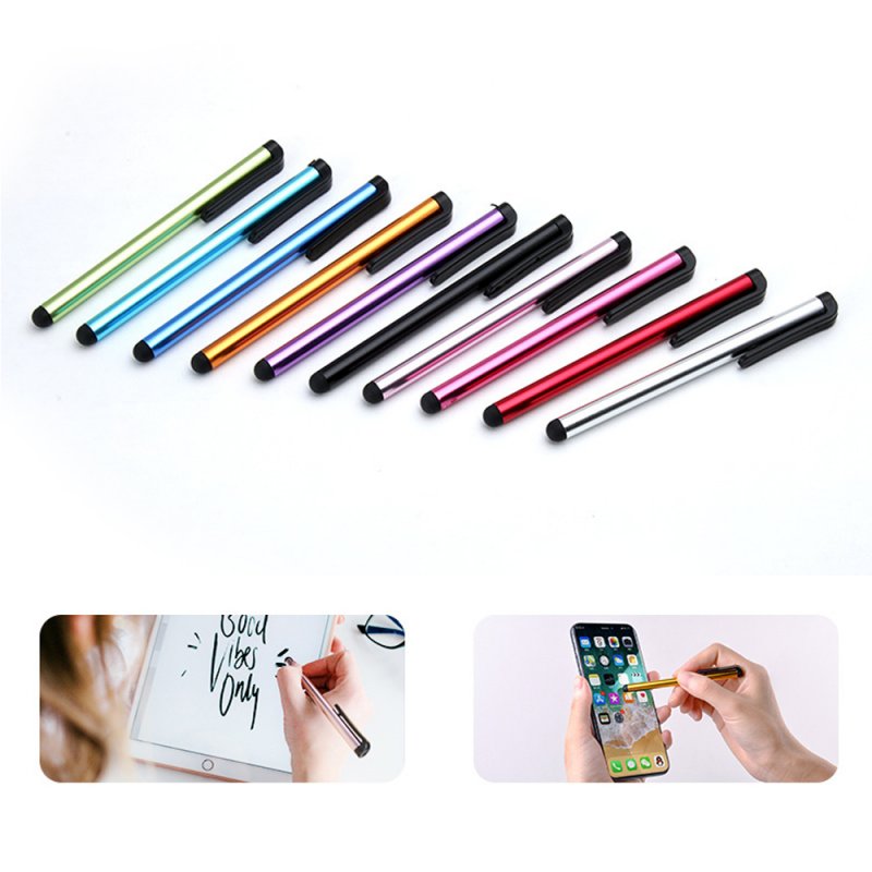 Capacitive Screen Touch Pen Universal Tablet Mobile Phone Stylus for Drawing Writing Click Pen Randomly send_10 pieces