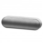 Capsule Pill Wireless Bluetooth Insert Card Mini Speaker Portable Subwoofer Speaker Silver