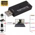 Capture Card USB2 0 HDMI Video 1080P HDMI Video Live Streaming Broadcast PS4 DVD Online Class Game Recording Box black