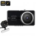 Capture everything that occurs around your car with this FHD car DVR  With its secondary rear camera this system additionally offers great parking assistance 