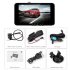Capture everything that occurs around your car with this FHD car DVR  With its secondary rear camera this system additionally offers great parking assistance 