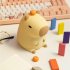 Capybara LED Night Light Cute Capybara Night Lamp 800mAh Battery Nursery Night Light Bedside Table Lamp For Boys Girls Kids 3 86x6 5x4 33 In warm light