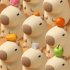 Capybara LED Night Light Cute Capybara Night Lamp 800mAh Battery Nursery Night Light Bedside Table Lamp For Boys Girls Kids 3 86x6 5x4 33 In warm light