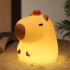Capybara LED Night Light Cute Capybara Night Lamp 800mAh Battery Nursery Night Light Bedside Table Lamp For Boys Girls Kids 3 86x6 5x4 33 In warm light