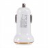 Car 3 1a Dual Usb Car Charger Led Portable Dc 12 24v Car Charger Universal Application Usb Car Charger For Mobile Phones White