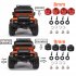 Car 8MM 9MM Widen Adapter Set for 1 10 TRAXXAS TRX 4 TRX4 RC Trucks Wheels 9mm black