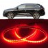 Car Additional Stop Light Floating LED Strip 12V Auto Trunk Tail Brake Running Turn Signal Lamp 1 2m colorful   tail box light