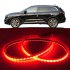 Car Additional Stop Light Floating LED Strip 12V Auto Trunk Tail Brake Running Turn Signal Lamp 1 5m colorful   tail box light