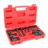 Car Air Conditioning Tool AC Clutch Removal Kit Automotive Air Conditioning Compressor Bearing Quick Puller Set red