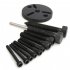 Car Air Conditioning Tool AC Clutch Removal Kit Automotive Air Conditioning Compressor Bearing Quick Puller Set red