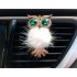 Car Air Freshener Perfume Holder For Car Outlet owl Auto Outlet Vent Perfume Clip Wine red