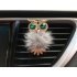 Car Air Freshener Perfume Holder For Car Outlet owl Auto Outlet Vent Perfume Clip Wine red