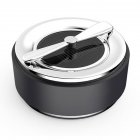 Car Air Humidifier Air Freshener Ultrasonic Solar USB Car Purifier Aromatherapy Oil Diffuser  Silver