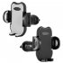 Car Air Vent Phone Holder Stand Mount 360 Degree Rotating Strong Clamp Air Vent Holder GPS Cell Phone Mount Cradle grey