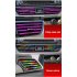 Car Air conditioning Outlet Decorative Strips Modified Interior Supplies U shaped Electroplating Bright Strips Color 10 pack