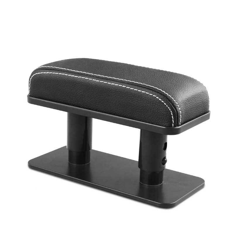 Car Armrest Cushion Anti-Fatigue Elbow Support Door Armrest Pad Protective Pad for Left Armrest Arm for Main Driver Position Black white line