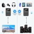 Car Audio Adapter FM Transmitter Music Receiver Wireless Extender Speaker With LED Screen Support TF Card black