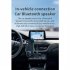 Car Audio Adapter Transmitter Music Receiver Wireless Extender Speaker With Built In Microphone Hand Free Calling 3 5MM Port black