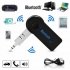 Car Aux Bluetooth compatible  Audio  Receiver 3 5mm Wireless 5 0 Bluetooth compatible Adapter Black