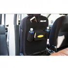 Car Back Seat Felt Multi Pocket Hanging Storage Bag Organiser Car Seat Back Bag Auto Travel Holder Car Accessories black_1 pc