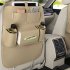 Car Back Seat Felt Multi Pocket Hanging Storage Bag Organiser Car Seat Back Bag Auto Travel Holder Car Accessories Beige 1 pc