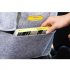 Car Back Seat Felt Multi Pocket Hanging Storage Bag Organiser Car Seat Back Bag Auto Travel Holder Car Accessories Light gray 1 pc