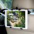 Car Back Seat Headrest Holder Adjustable Rear Pillow Bracket Mount Compatible For Ipad Tablet Phone Samsung Universal black