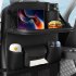 Car Back Seat Organizer With Foldable Table Tray  Adjustable Buckle Mounting  Multi Functional Storage Rack Phone Pockets  Utility Tool For Kids Toddlers Travel