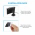 Car Backup Camera 5 inch Hd Monitor Wireless Transmitter Receiver Infrared Night Vision Rear View Parking System Black