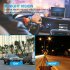 Car Backup Camera 5 inch Hd Monitor Wireless Transmitter Receiver Infrared Night Vision Rear View Parking System Black