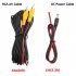 Car Backup Camera Kit 5 inch TFT LCD Monitor 170   Wide Viewing Angle Night Vision Reverse Parking Camera Waterproof black