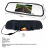 Car Backup Camera Kit 5 inch TFT LCD Monitor 170   Wide Viewing Angle Night Vision Reverse Parking Camera Waterproof black