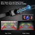 Car Backup Camera Reverse Rear View Camera with 4 3 Inch Foldable Monitor HD 170   Wide Angle Black