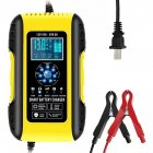 Car Battery Charger 12v 24v 10a 7 stage Fully Automatic Charging Motorcycle Battery Charger Maintainer US Plug