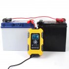Car Battery Smart Charger 12v 10a 24v 5a 7 stage Automatic Charging For Lithium Iron Gel Lead Acid Agm Lifepo4 UK Plug