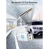 Car Bluetooth 5 0 Adapter 3 5mm Audio Aux Receiver Transmitter Bluetooth Handsfree Kit White