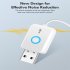 Car Bluetooth 5 0 Audio Receiver Transmitter 3 5mm Audio Converter Aux Adapter White