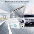 Car Bluetooth 5 0 Audio Receiver Transmitter 3 5mm Audio Converter Aux Adapter White