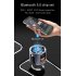 Car Bluetooth 5 0 Transmitter FM To Car Qc3 0 usb C PD 18w Car Charger gray